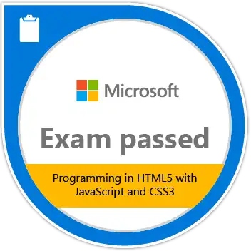 Exam 480: Programming in HTML5 with JavaScript and CSS3,Passing Exam 480: Programming in HTML5 with JavaScript and CSS3 validates a candidate’s ability to access and secure data as well as implement document structures, objects, and program flow.